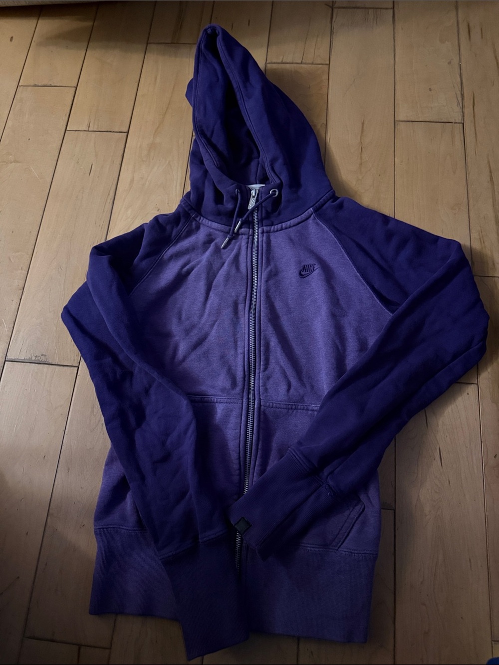 Nike Men's Deep Purple Full-Zip Hooded Windbreaker